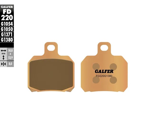 GALFER Bremsbeläge & Bremsbacken für DERBI SENDA 50 DRD R 2006-2015
