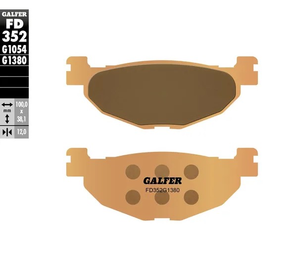 GALFER Bremsbeläge & Bremsbacken für YAMAHA XP 500 T-Max 2004-2011