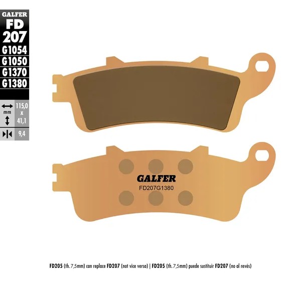 GALFER Bremsbeläge & Bremsbacken für HONDA GL 1800 ABS 2001-2021