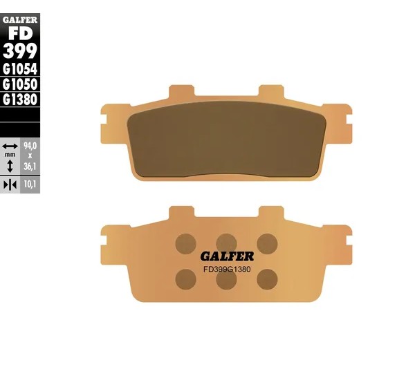 GALFER Bremsbeläge & Bremsbacken für SYM GTS 125 2007-2015