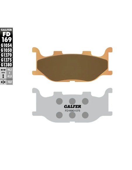 GALFER Bremsbeläge & Bremsbacken für YAMAHA YP 400 2005-2014