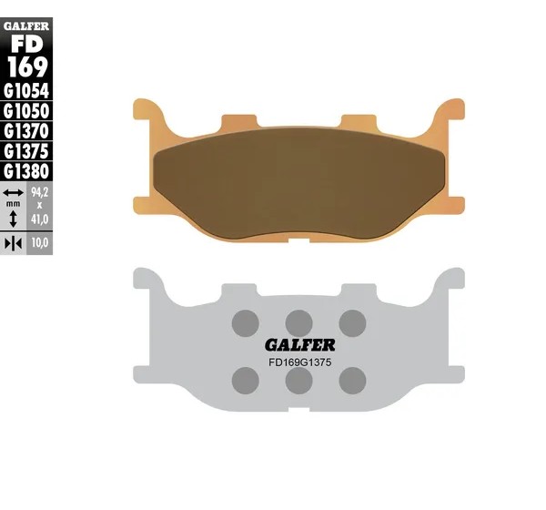 GALFER Bremsbeläge & Bremsbacken für YAMAHA YP 400 2005-2014