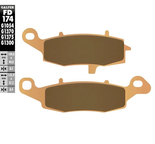 GALFER Bremsbeläge & Bremsbacken für KAWASAKI VN 900 2006-2025
