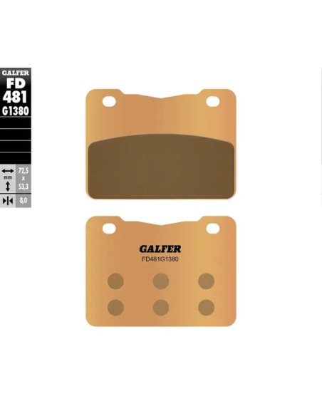 GALFER Bremsbeläge & Bremsbacken - Detailansicht