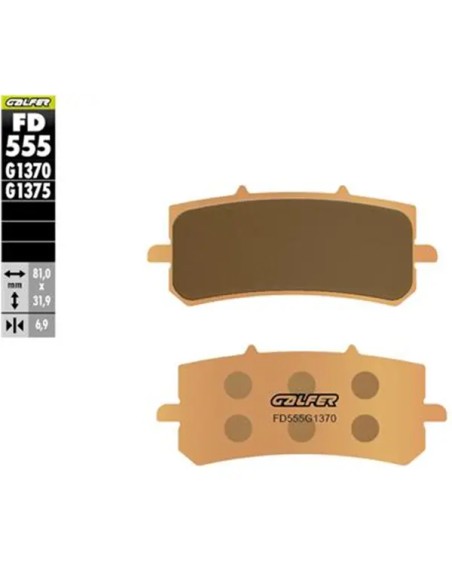 GALFER Bremsbeläge & Bremsbacken für RIEJU CENTURY 125 I CBS ab 2021