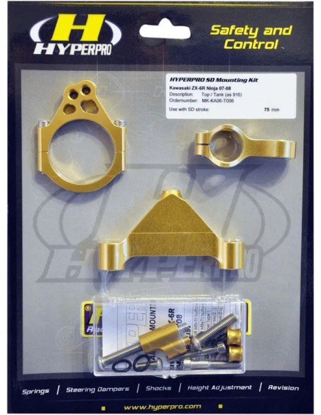 HYPERPRO Montagematerial & Zubehör für KAWASAKI KLE 650 2007-2014