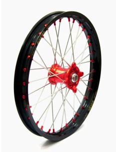 Elite MX-EN Rad, silberne Speichen