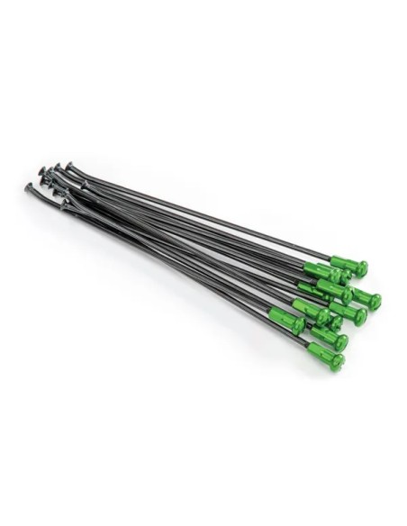 KITE Montagematerial & Zubehör - SPOKES 21FR BK/GN NIP 12PC