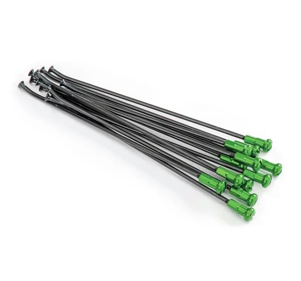 KITE Montagematerial & Zubehör - SPOKES 19 RR BK/GN NIP 12PC