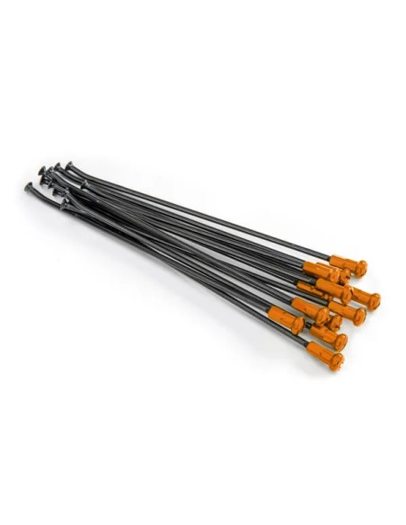 KITE Montagematerial & Zubehör - SPOKES 18 RR BK/OR NIP