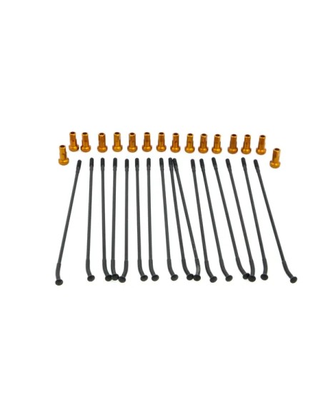 KITE Montagematerial & Zubehör - SPOKE KIT FR 17 BK/OR