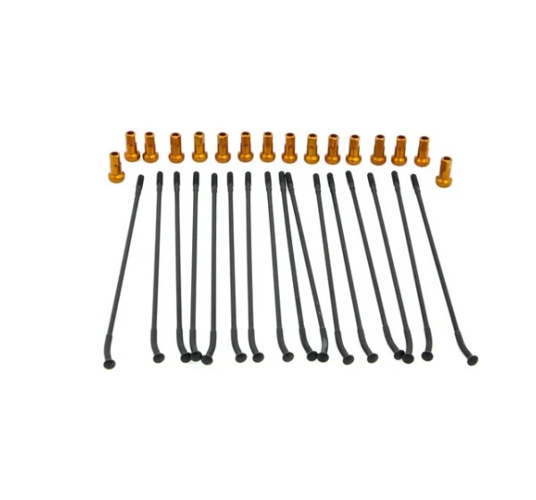 KITE Montagematerial & Zubehör - SPOKE KIT FR 17 BK/OR