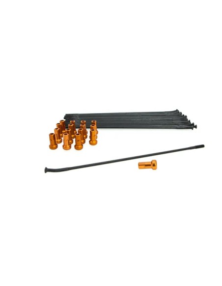 KITE Montagematerial & Zubehör - SPOKE KIT FR 19 BK/OR