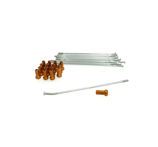 KITE Montagematerial & Zubehör - SPOKE KIT RR 16 SIL/OR