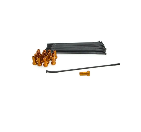 KITE Montagematerial & Zubehör - SPOKE KIT RR 16 BK/OR