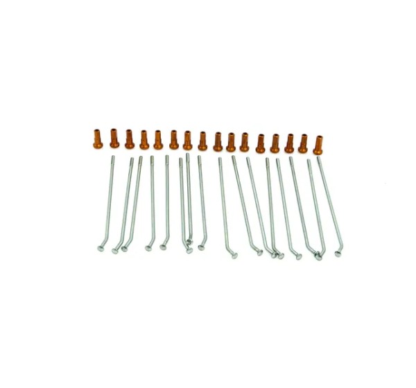 KITE Montagematerial & Zubehör - SPOKE KIT RR 12 SIL/OR