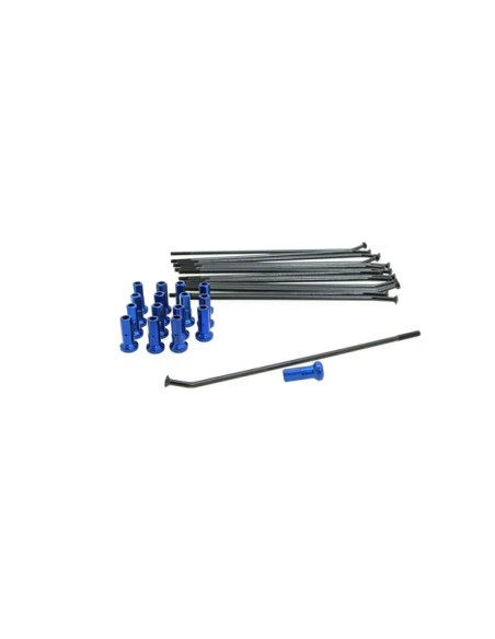 KITE Montagematerial & Zubehör - SPOKE KIT RR 12 BK/BL