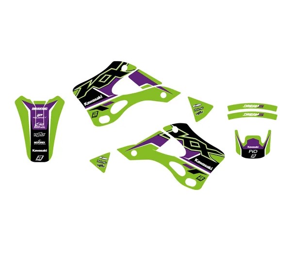 BLACKBIRD RACING Dekorsätze & Aufkleber für KAWASAKI KX 250 1999-2002