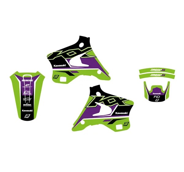 BLACKBIRD RACING Dekorsätze & Aufkleber für KAWASAKI KX 250 1994-1998