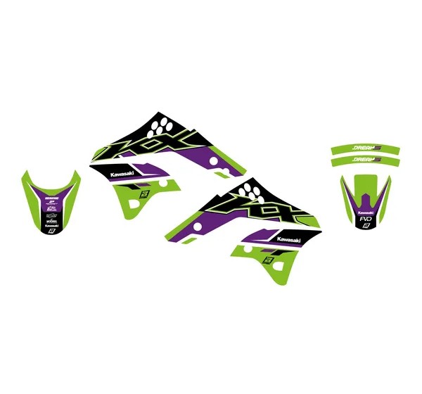 BLACKBIRD RACING Dekorsätze & Aufkleber für KAWASAKI KX 250 F 2006-2008