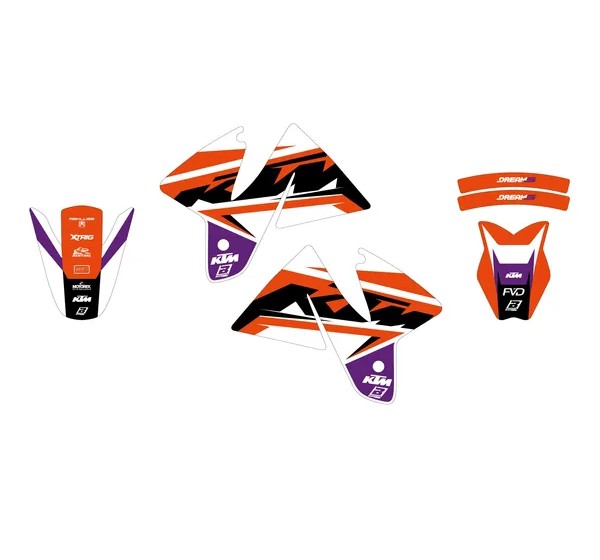 BLACKBIRD RACING Dekorsätze & Aufkleber für KTM EXC 125 1998-2000