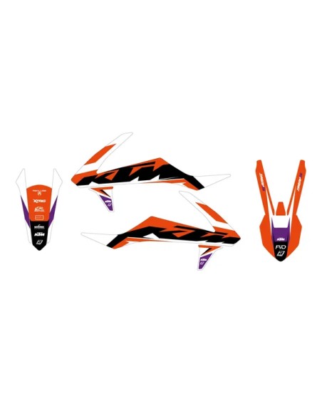 BLACKBIRD RACING Dekorsätze & Aufkleber für KTM EXC-F 250 2017-2019