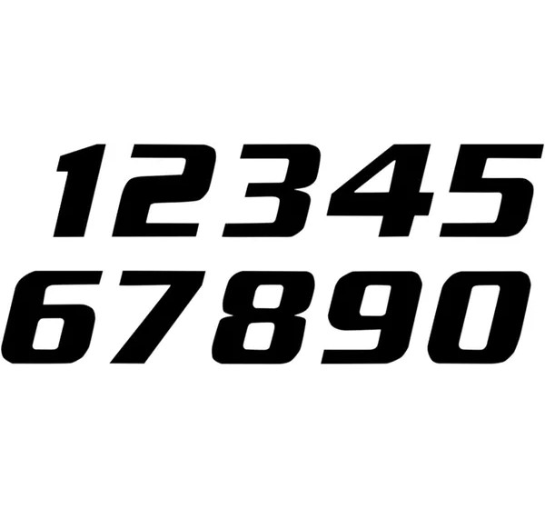 BLACKBIRD RACING Dekorsätze & Aufkleber - NUMBER 5 16x20CM BK
