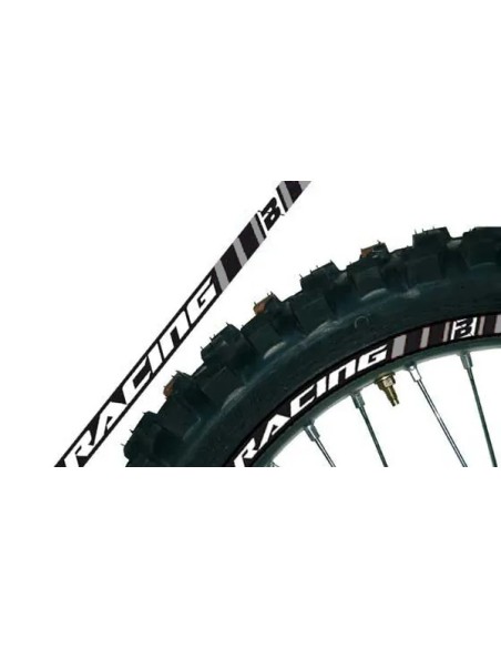 BLACKBIRD RACING Dekorsätze & Aufkleber - RIM DECAL GREY