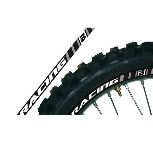 BLACKBIRD RACING Dekorsätze & Aufkleber - RIM DECAL GREY