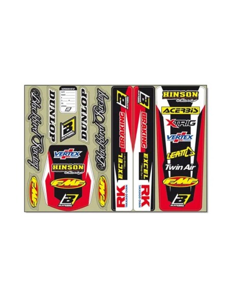 BLACKBIRD RACING Dekorsätze & Aufkleber - DECAL LOGO KIT RD