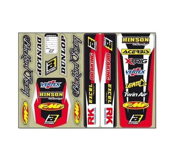 BLACKBIRD RACING Dekorsätze & Aufkleber - DECAL LOGO KIT RD