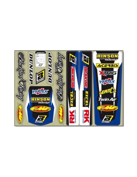 BLACKBIRD RACING Dekorsätze & Aufkleber - DECAL LOGO KIT BL