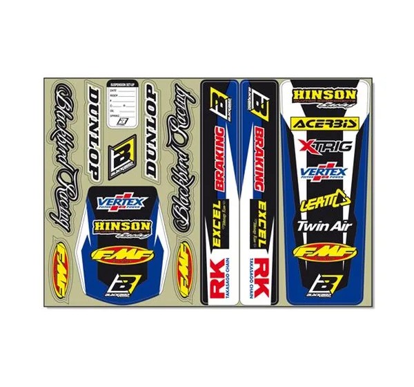 BLACKBIRD RACING Dekorsätze & Aufkleber - DECAL LOGO KIT BL