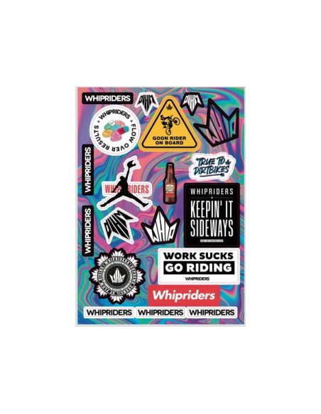 BLACKBIRD RACING Dekorsätze & Aufkleber - DECAL LOGO WHIPRIDERS SHEET