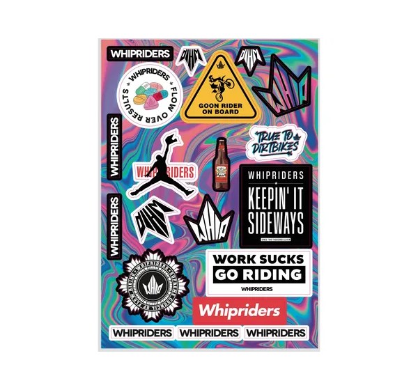 BLACKBIRD RACING Dekorsätze & Aufkleber - DECAL LOGO WHIPRIDERS SHEET