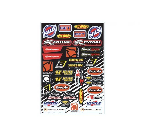 BLACKBIRD RACING Dekorsätze & Aufkleber - DECAL LOGO SHEET MINI