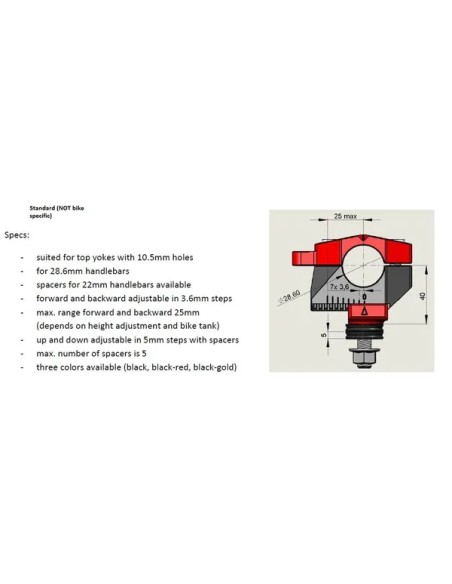 GILLES TOOLING Risers - Detailansicht