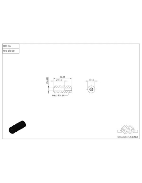 GILLES TOOLING Montagematerial & Zubehör - TOE PIECE SHIFT SIDE UTR-15-B