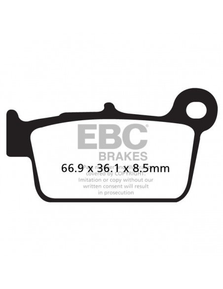 EBC BREMSBELAG FA-TT SERIE CARBONFASER