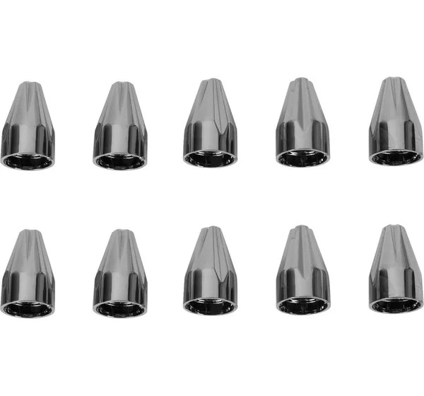 CIRO Motordeckel - CAPS FLUTED 1/4 BLK CHR
