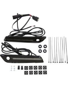 LED Satteltaschen-Scharnierabdeckungen