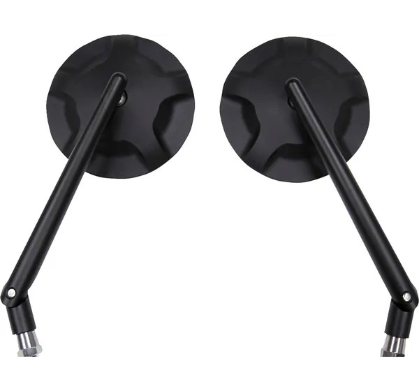 PARTS EUROPE Spiegel - ALU MIRROR PAIR UNIV BK