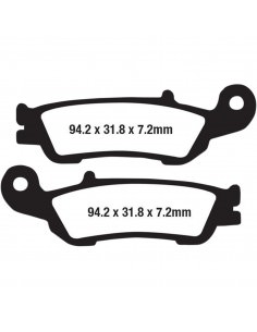 EBC BREMSBELAG EPFA-HH SERIE SINTERMETALL 2