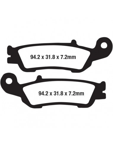 EBC BREMSBELAG EPFA-HH SERIE SINTERMETALL Bild 2 EBC BREMSBELAG EPFA-HH SERIE SINTERMETALL Bild 2