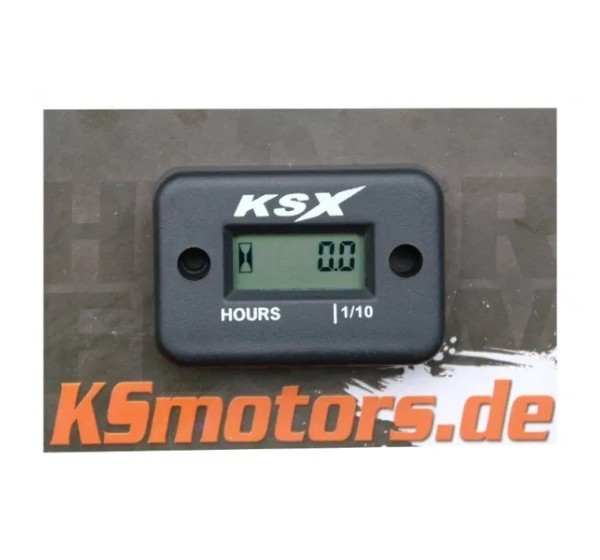 KSX Tachometer & Drehzahlmesser - HOURMETER WITH WIRE