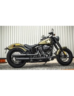 3,5" Slip-On Doppelauspuff für Softails