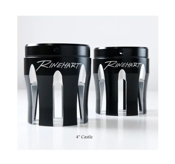 RINEHART RACING Endkappen & Spitzen - END CAP 4 CASTLE END - BLACK (