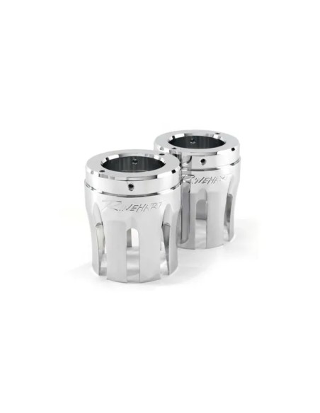 RINEHART RACING Endkappen & Spitzen - END CAP 4 CASTLE END - CHROME