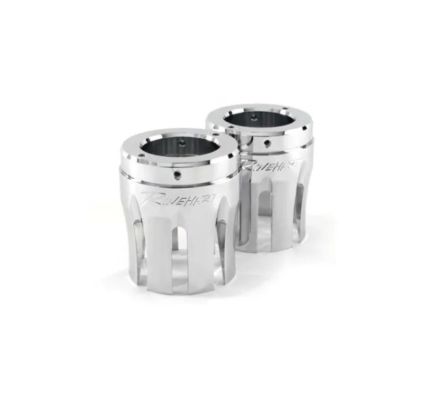 RINEHART RACING Endkappen & Spitzen - END CAP 4 CASTLE END - CHROME