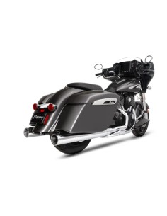 4" Slip-On DBX40 Doppelauspuff für Indian